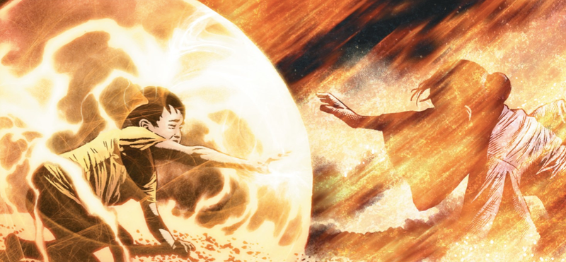 A young Toyo Harada watching his mother die.